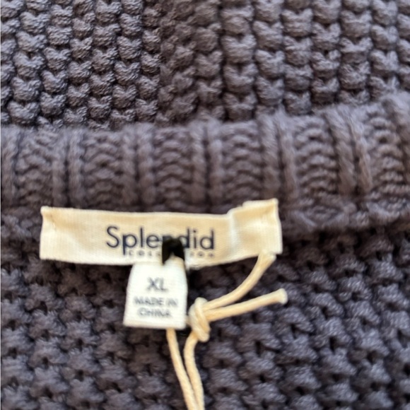 Splendid Collection Andrea Cropped Cardigan in Blue Size XL. NWT - Picture 8 of 12